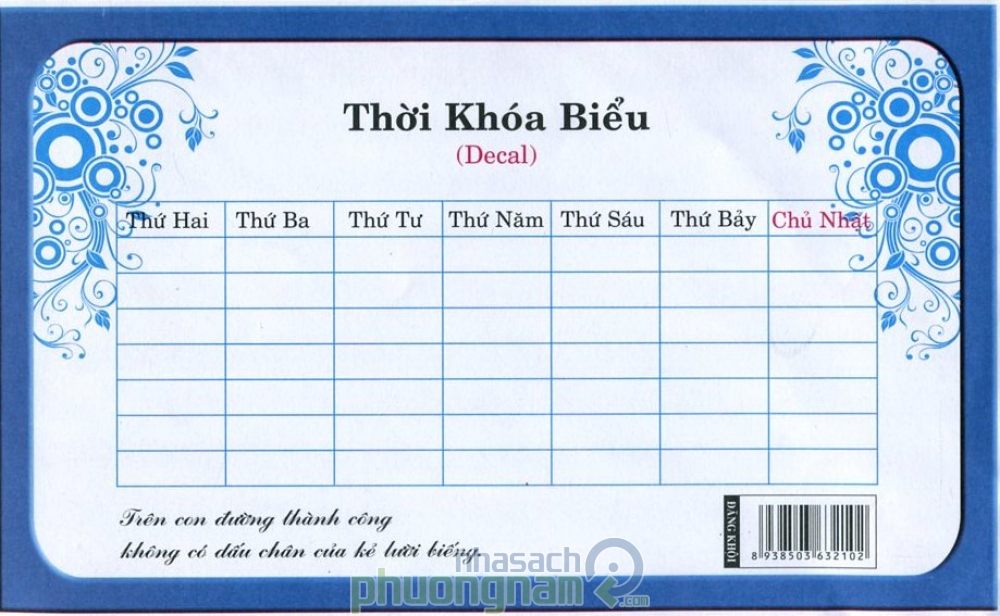 Thời khóa biểu tuần 10 (mới)