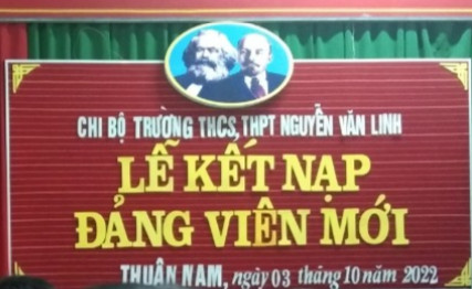 Lễ kết nạp Đảng viên mới năm 2022