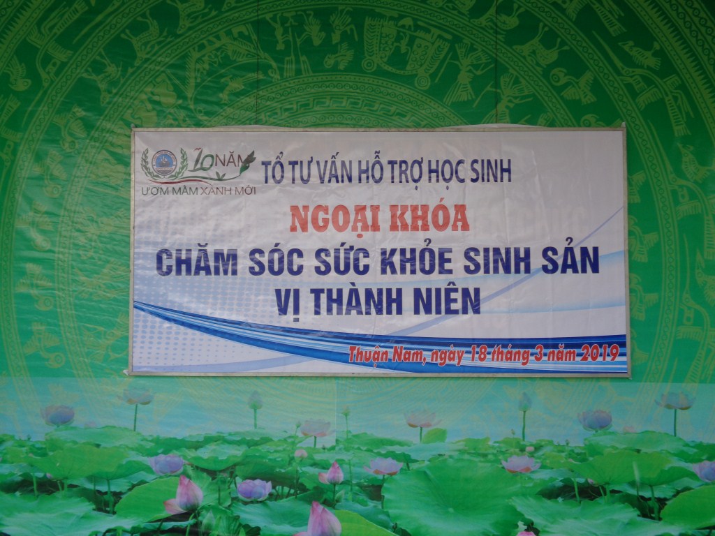 Một số hình ảnh trong buổi tư vấn chăm sóc sức khỏe sinh sản vị thành niên