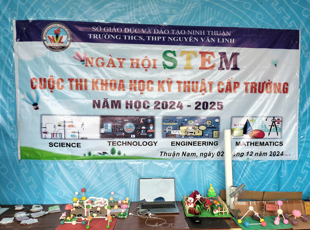 Ngày hội STEM và cuộc thi khoa học kỹ thuật cấp trường năm học 2024-2025