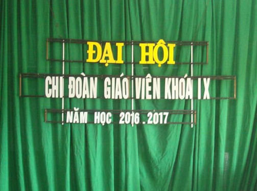 Một số hình ảnh tại Đại hội Chi đoàn Giáo viên nhiệm kỳ 2016-2017