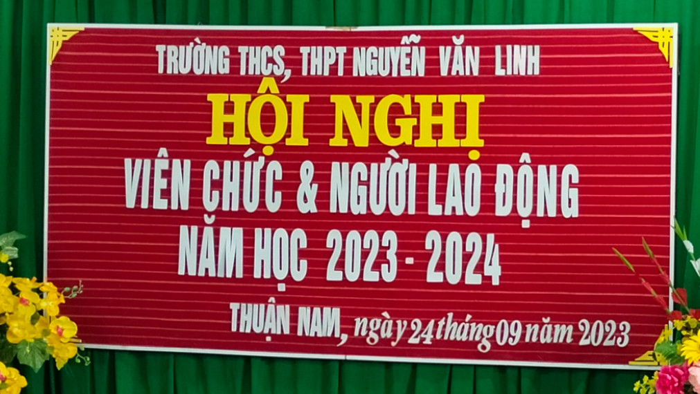 Hội nghị Viên chức và người lao động năm học 2023-2024