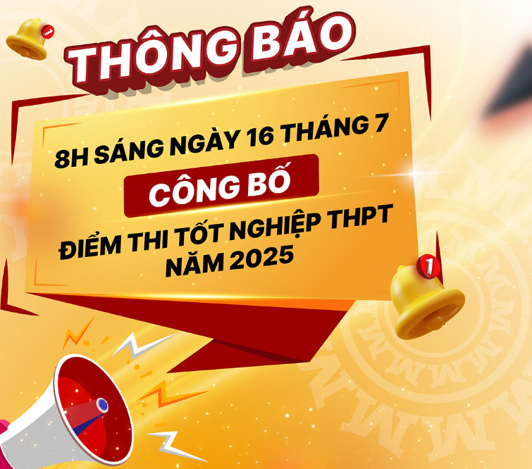 Bộ Giáo dục công bố điểm thi tốt nghiệp THPT 2025
