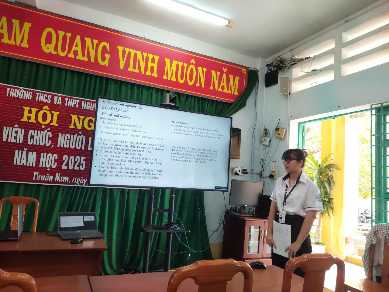 Đánh giá, chấm điểm các sản phẩm khoa học kỹ thuật cấp trường năm học 2025-2026