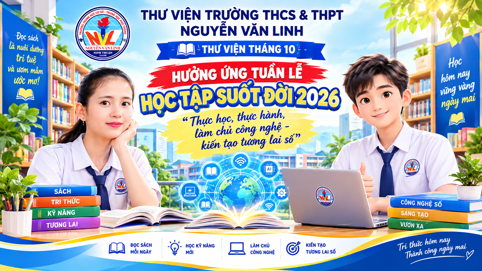 BÀI TUYÊN TRUYỀN HƯỞNG ỨNG TUẦN LỄ HỌC TẬP SUỐT ĐỜI 2026