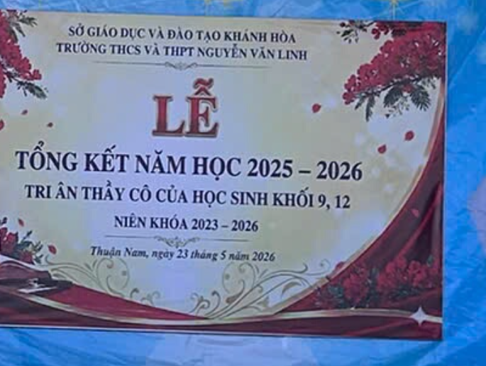 Lễ tổng kết năm học 2025-2026 và tri ân thầy cô của học sinh khối 9, 12 niên khóa 2023-2026